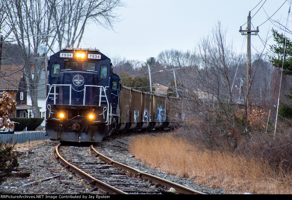 BOPW rounds a bend along 3A